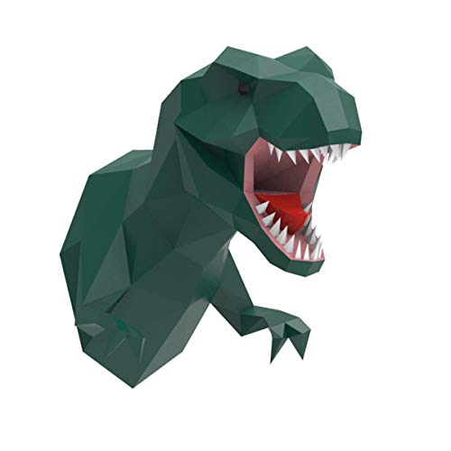 Mua ENDARK T-Rex Head Wall Decor, DIY Papercraft Cardboard Animal 3D Head  Wall Mount Tyrannosaurus Rex Paper Trophy (Green) trên Amazon Mỹ chính hãng  2023 | Giaonhan247