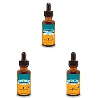 Herb Pharm Certified Organic Horseradish Liquid Extract for Respiratory System Support - 1 Ounce (DHRAD01) (Pack of 3)