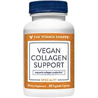 The Vitamin Shoppe Vegan Collagen Support with Dermaval ? Supports Collagen Production (60 Vegetable Capsules)