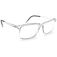 Silhouette Eyeglasses Eos View Full Rim 2928 1011 Crystal 56/15/135 3 piece fram