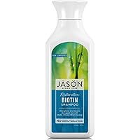 Restorative Biotin Pure Natural Shampoo (473ml, No Parabens) by Jason Natural