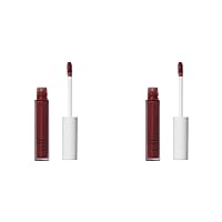 Lip Lacquer, Nourishing, Non-Sticky Ultra-Shine Lip Gloss With Sheer Color, Infused With Vitamins A & E, Vegan & Cruelty-Free, Black Cherry (Pack of 2)
