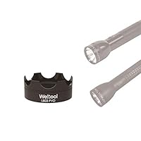 Weltool Flashlight Strike Bezel for Maglite C or D Cell Flashlights LED ML300L & ML300 LX Upgrade Glass Breaker