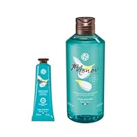 Monoi Hand Cream & Shower Gel-Shampoo Set - 400 ml. / 13.5 fl.oz. 30 ml. / 1 fl.oz.