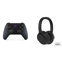 Luna Wireless Controller with Made for Amazon Active Noise Cancelling Bluetooth Headset | Black