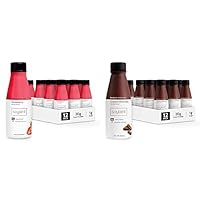 Soylent Meal Replacement Shake Bundle - Strawberry & Creamy Chocolate - Two 12 Packs of 14oz Bottles