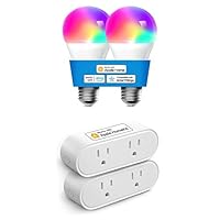 Smart Light Bulb Smart Plug Outlet Supports Apple HomeKit