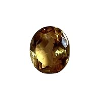 100% Natural Handmade Citrine Gemstone/Oval Shape Gem / 9.30 carats / 11.8 x 13.7 mm/Loose Gemstone Pendant/Stone Collaction
