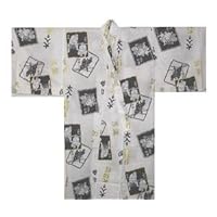 JapanBargain, Japanese Men's Cotton Yukata Kimono Bath Robe Sumo Design Made in Japan