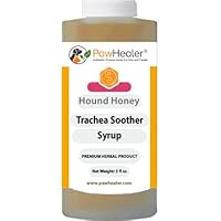 Hound Honey: Trachea Soother Syrup - 150 ml (5 fl oz) - Natural Herbal Remedy for Symptoms of Collapsed Trachea - Tastes Good - Easy to Administer…