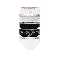 Victoria's Secret Cotton Panty Pack, VS Branded Waistband, Hiphugger Underwear for Women, 4 Pack, Multi (M)