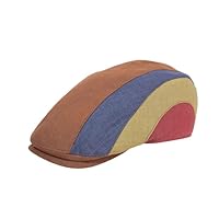 Gottmann SNN 2839100-mult Men's Hunting Cap, Spring, Summer, Large Sizes, UV UPF 40+, Washable, Hat, Linen, Multicolor, Striped