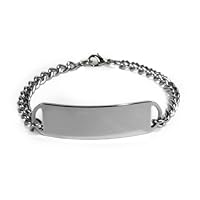 HYPOTHYROIDISM Medical ID Alert Bracelet with Embossed emblem from stainless steel. D-Style, premium series.