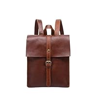 YONDER Bags Heritage Brown Leather Mini Backpack | 12