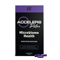 Bepic's Acceler8 Restore | 1 Box | 1 Month Supply | 30 Capsules | Purple Capsules | Detox and Cleanse | Gut and Digestive Health