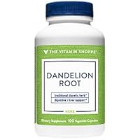 Dandelion Root ? Diuretic Herb for Digestive & Liver Support (100 Vegetable Capsules)