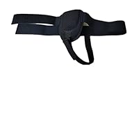 Men's Hernia Belt - Truss Inguinal Exercise Hernia Bracket Support Hernia Treatment Treatment Belt Pain Relief Recovery Belt (Color : Black)