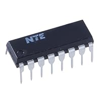 NTE Electronics NTE4008B Integrated Circuit CMOS, 4-Bit Full Adder with Parallel Carry Out, 16-Lead DIP Package, -0.5 to +18.0V VDD