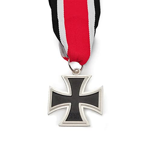 HONGTTH - German War Coin Medal Merrit Military Knights Iron Cross w/Ribbon Copy