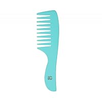 ILU BambooM Travelling Turquoise Detangling Eco Friendly Bamboo Hair Comb