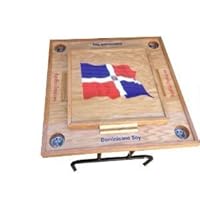 Dominican Republic Domino Table with The Flag