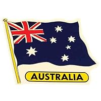 Australia Flag Vintage travel Decal Sticker