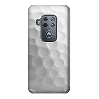 R2960 White Golf Ball Case Cover for Motorola Moto One Zoom, Moto One Pro