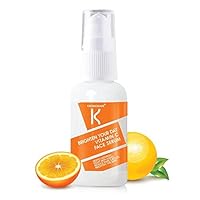 yellow silver FACE SERUM - BRIGHTEN YOUR DAY - 30 ML, Vitamin C Serum, Moisturizes, Brightens, Reduces dark spots, Deeply hydrates the skin, Reduces wrinkles and marks.