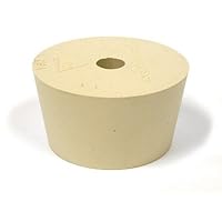 #10 Drilled Rubber Stopper Bung