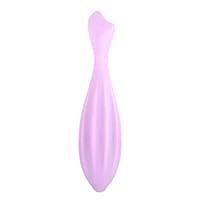 Face Roller for Face and Eye Face Beauty Roller Skin Care Tools Gua Sha Face Massage Silicone Face Roller Beauty Multi Functional Silicone Massage Tool (Pink)