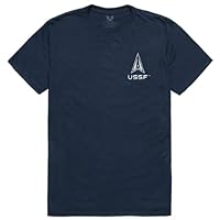 Rapid Dominance RS2-SF5-NVY-02 US Space Force5 Relaxed Graphic T-Shirt, Navy - Medium