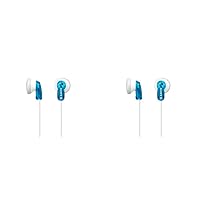 Sony MDRE9LP/BLU Earbud Headphones, Blue (Pack of 2)