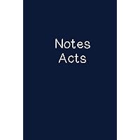 Notebook: Bible Book Of Acts Notebook Journal Navy Dark Blue Notebook: Bible Book Of Acts Notebook Journal Navy Dark Blue Hardcover Paperback
