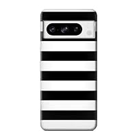 R1596 Black and White Striped Case Cover for Google Pixel 8 pro