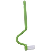 Bathroom Toilet Brush S-Shaped Toilet Brush with Long Handle Toilet Cleaning Brush(Green)