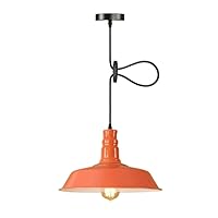 Pendant Lamp Ceiling Pendant Lights E27 1-Lamp Iron Industrial Vintage Macaron Chandelier Ceiling Lamp Lighting Fixture for Restaurant Balcony Bedroom with Iron Craft lampshade Flush Mount Fixtu