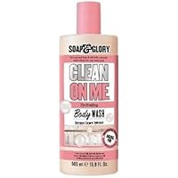 Original Pink Clean On Me Body Wash - Hydrating Shower Soap & Skin Cleanser with Built In Body Lotion for Hydration - Bergamot & Rose Scented Moisturizing Body Wash (500ml)