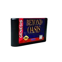 Royal Retro Beyond Oasis - USA Label Flashkit MD Electroless Gold PCB Card for Sega Genesis Megadrive Video Game Console (NTSC-U (No Save))