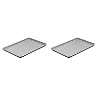 Cuisinart AMB-17BS 17-Inch Chef's Classic Nonstick Bakeware Baking Sheet,Silver (Pack of 2)