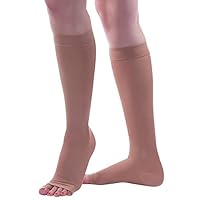 Allegro 20-30 mmHg Soft 253 Microfiber Knee High Compression Stockings, Comfortable Support Garments