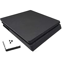 New Top Upper & Bottom Cover Full Housing Shell Case Cover for Playstation 4 PS4 Slim Console Black