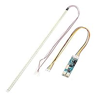 3D Printer Parts & Accessories - 315mm 15 Inch LCD Widescreen Dimmable Adjustable LED Lights Backlight Strip Kit - (Color: Blue)