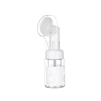 Bottling 1PC Empty Facial Cleansing Bubble Foam Containers Foaming Soap Dispensers Pump Bottles with Silicone Brush for Liquid Foaming Soap Shampoo(30ML)