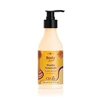 BodyLovin' Vanilla Caramello Body Lotion Soft & Glowing Skin| For Dry to Very Dry Skin | Warm & Cozy Vanilla Fragrance (240 ml)