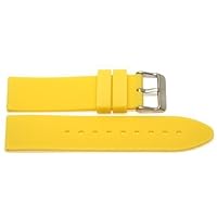 22MM Yellow Rubber Silicone Strap Band FITS Swiss Army VICTORINOX & Others