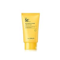 The SAEM Super SPF 50+ PA+++ Summer Sun blocking Sunscreen SPF 50 PA+++ Face Body Water Resistant UV Protection Sun Screen Cream Hydrated Isolation Cream, 50g