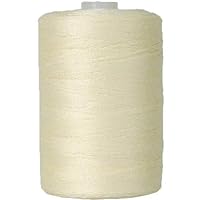 100% Cotton Thread by Threadart| Color LEMON | For Quilting, Sewing, and Serging | 1000M Spools 50/3 Weight | 50 Colors Available