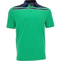 Callaway Men's Swing Tech Engineered Chevron Print Jacquard Short Sleeve Golf Polo Shirt