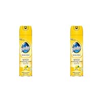 Pledge Multisurface Furniture Polish Spray, Works on Wood, Granite, and Leather, Shines and Protects, Lemon, 9.7 oz (Pack of 2)