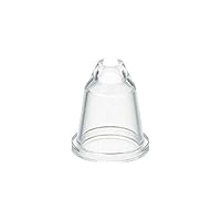 Tiger Crown 1778 Piping Tip, Made in Japan, Round, Clear, Methacrylic Resin, φ0.4 inches (10 mm)